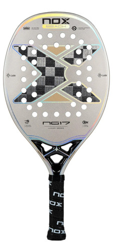 Raquete De Beach Tennis Nox Ng17 Nico Gianotti Carbono 18k Cor Cinza