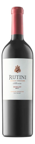 Vino Tinto Rutini Single Vineyard Altamira Merlot 750 Ml
