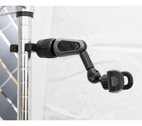 Pinza Soporte Celular Brazo Micrófono Tripié Pedestal Atril