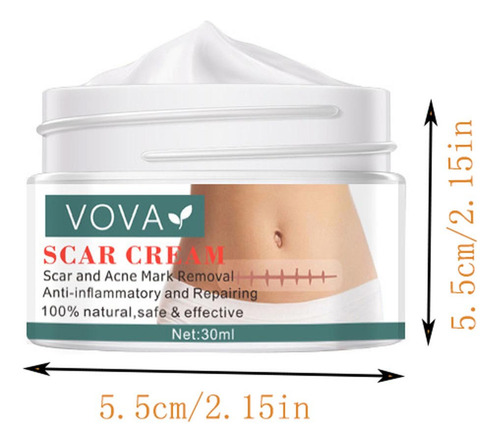 . Crema For Quitar Cicatrices Y Reparar La Piel, 2 Unidades,