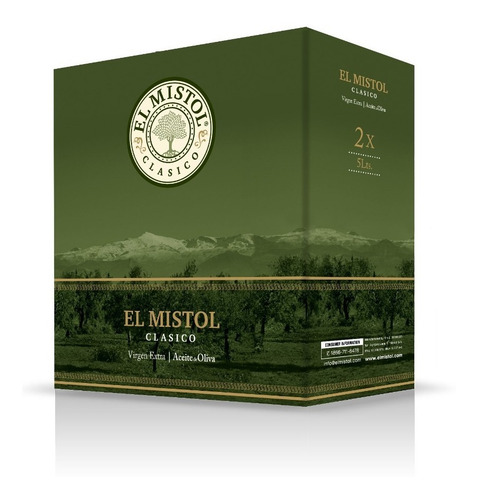 Aceite De Oliva El Mistol Clásico X 5l (caja 2 Bidones)