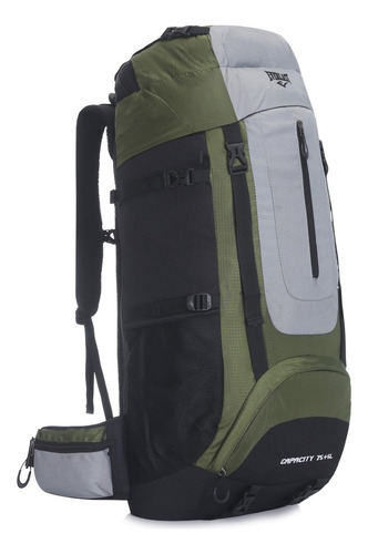 Mochila 70+10 Lt Camping Trekking Mochilero Everlast 7810