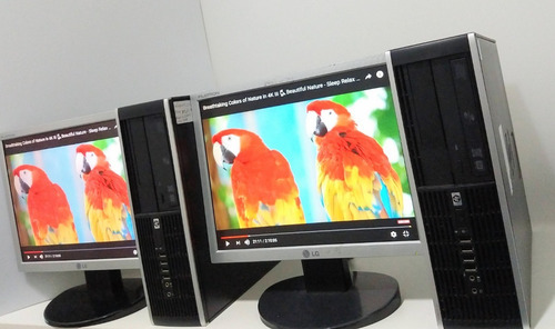 Imagem 4 de 4 de Desktop Hp Core 2 Duo+ Monitor De 15+ Mouse E Teclado