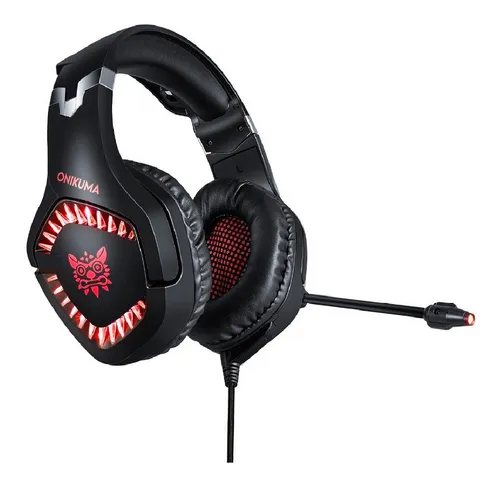 Audifonos Gamer Onikuma K1 Pro Negro Rojo