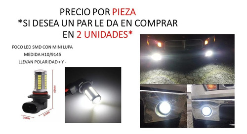 Foco Led Mini Lupa Para Nieblas Grand Cherokee 1999 Al 2010