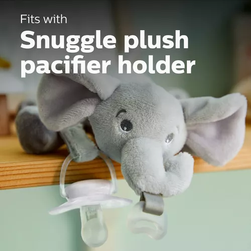  Philips AVENT Chupete Ultra Air, 0-6 meses, elefante, león,  paquete de 4, SCF085/07 : Bebés