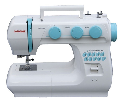 Janome 3016 , Ojal 1 Paso, Simil Overlock, Enhebrador De Ag