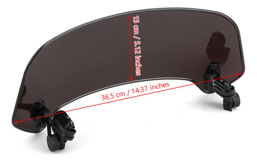 Qh1 Deflector De Viento Ajustable Con Clip For Extensión De