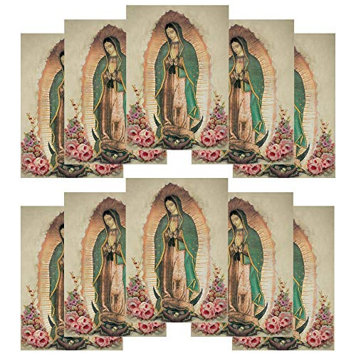 Cartulina De Nuestra Señora De Guadalupe Oraciones Par...