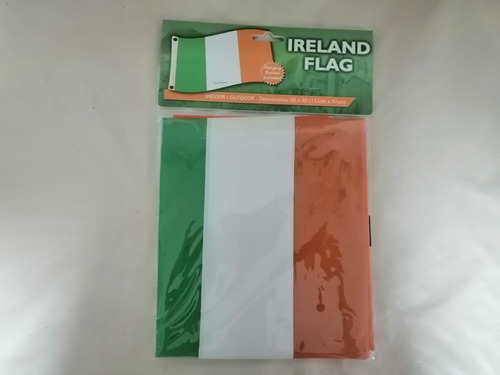 Bandera De Tela Irlanda Norte  Futbol San Patricio 52cmx91cm