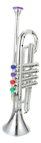 Cuernos De Trompeta De Juguete Juego Musical Juguete Plata