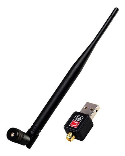 Imagen 1 de 10 de Wireless Antena Receptor Wifi 1200mbps Usb Pc Notebook