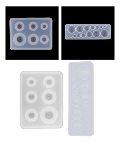 2x Silicone Cúpula / Cabochão Resina Ferramentas Diy