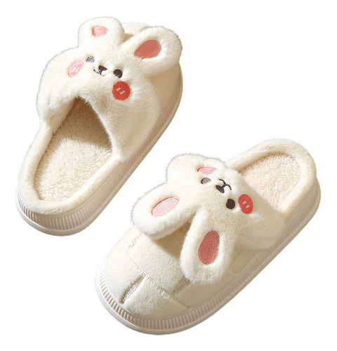 Pantunflas Para Mujer Lindas Y Conejo Cómodas Pantuflas