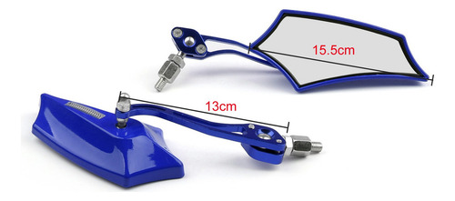 Bicicleta De Cross Espejos Retrovisores Blue Chopper Cruiser