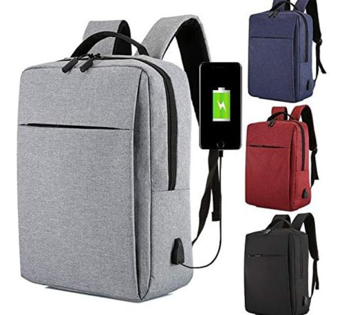 Mochila Usb Laptop Tablet Estudiantil Liceal Universitario