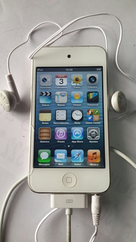 iPod Touch 64 Gb  4g Blanco Cargador Cable Estuche Y Audifon