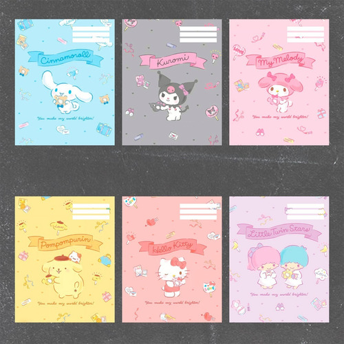 Separadores Digital Sanrio Kitty Cinnamoroll Kuromi Melody