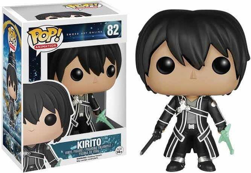 Funko Pop 82 Kirito Sword Art On Líne