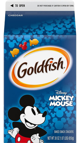 Goldfish Galletas Pescaditos Mickey Mouse Cheddar Caja 850g
