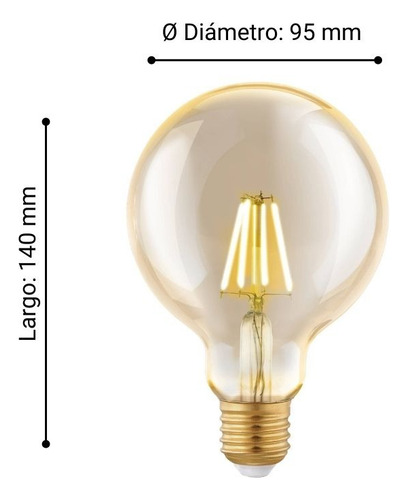 Ampolleta Led Eglo E27 Cod 11522 5 Años Garantia