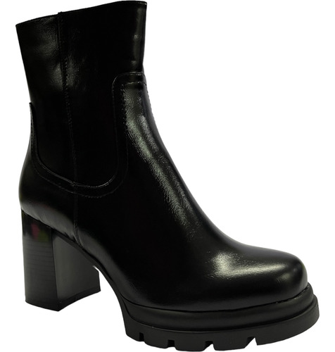 Botin Mujer Negro Bilbao Detogni