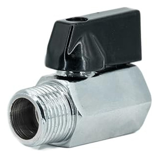 Válvula De Bola Mini Latina De 3/8 Enchufe Npt H/m (paquete