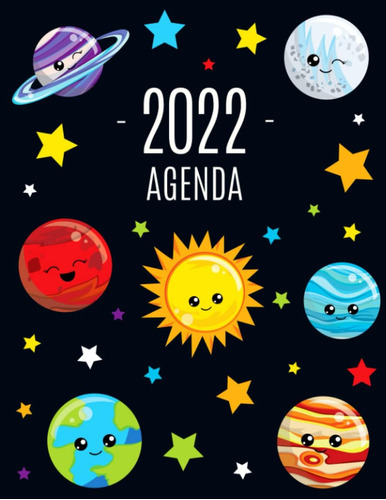 Libro: Sistema Solar Agenda 2022: Planificador Diaria Con Es