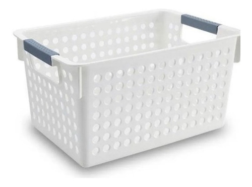 Caja Cesto Canasto Organizador De Plastico 35x23x22cm