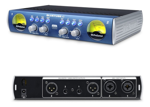 Preamp Micrófono Presonus 2 Canales +envio+ Rocker Music