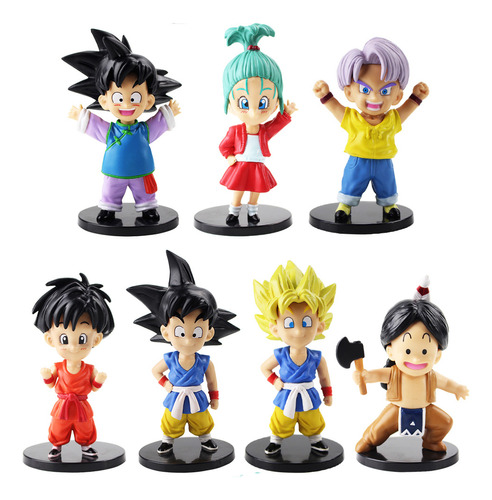 Figura De Acción De Anime De Dragon Ball, 7 Unidades, Muñeco