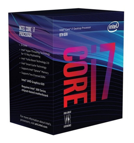 Micro Procesador Intel Core I7 8700 4.6ghz Coffee Lake Ds