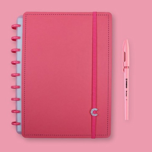 Caderno Inteligente Médio Colors All Pink