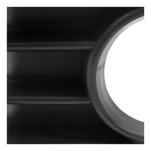 Moldura Grade Milha Megane 2006 A 2012 Preto Liso Com Furo
