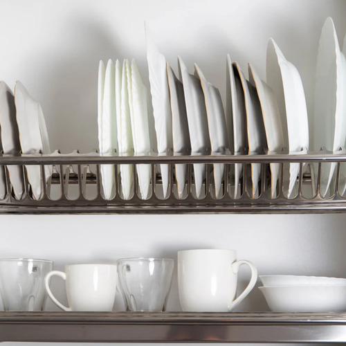 Secador De Loza 76x22cm Inoxidable Para Mueble De Cocina