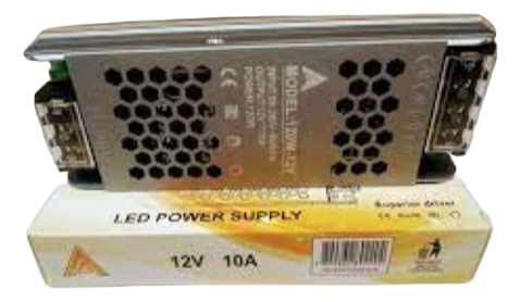 Fonte Chaveada 10a 12v 120w Fita Led Som Camera Cftv