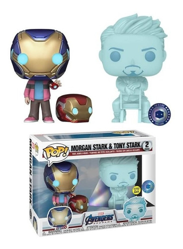 Funko Pop - Marvel Avengers - Morgan Y Tony Stark - Piab