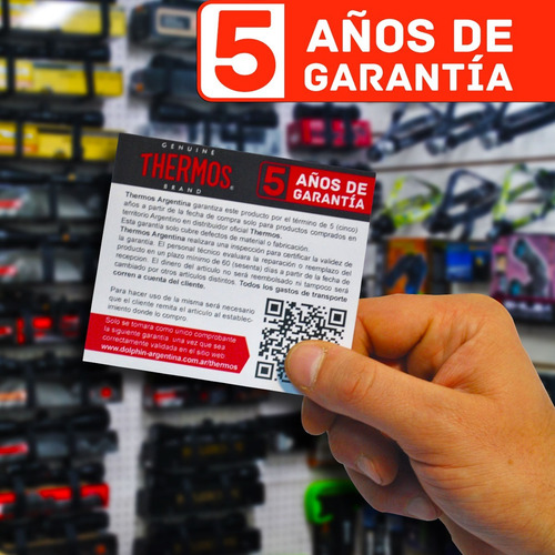 Imagen 10 de 10 de Termo Thermos Manija 1.2 Acero Inoxidable 24 Hs Frio/calor