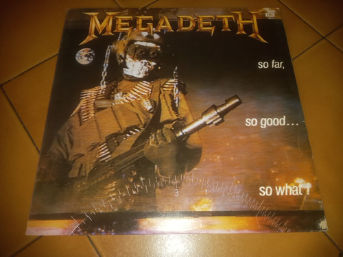 Megadeth So Far So Good So What Vinilo