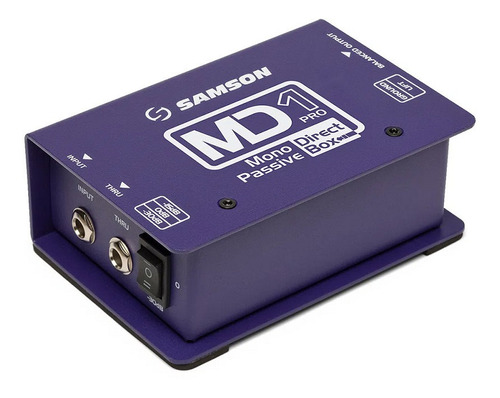 Imagem 1 de 3 de Direct Box Passivo Samson Mono Md1 Pro