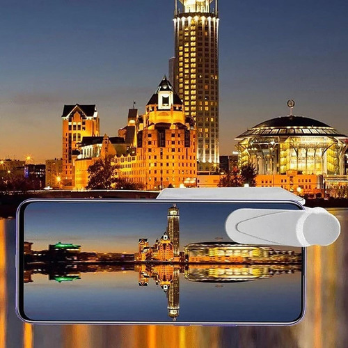P 2024 2pcs Teléfono Cámara Espejo Reflexión Clip Kit Accesori