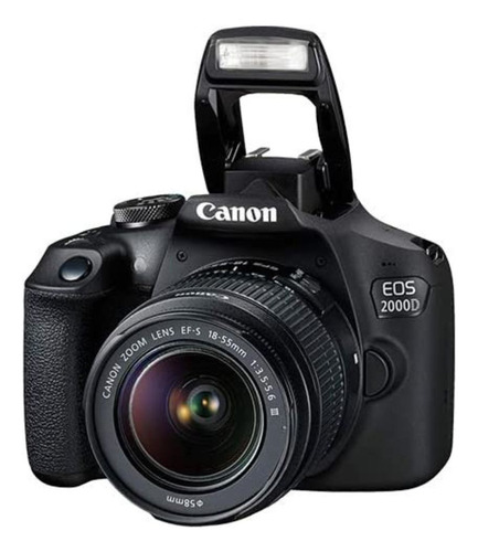 Cámara Canon T7 Eos 2000d Flash Lente 18 55 Wifi Video Full