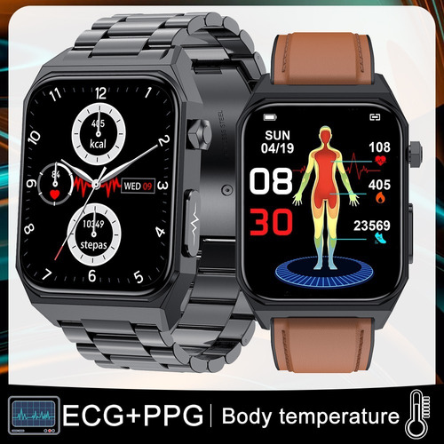 Reloj Inteligente 1.91 Hd Con Bluetooth Para Llamadas, Ecg,