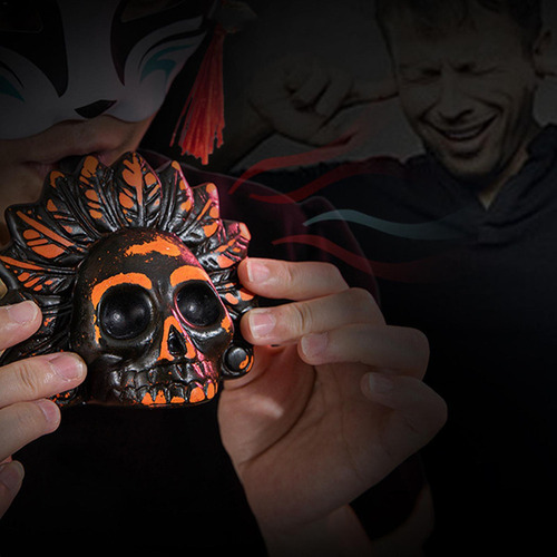 Silbato De Muerte Azteca Silbato De Muerte De Calavera