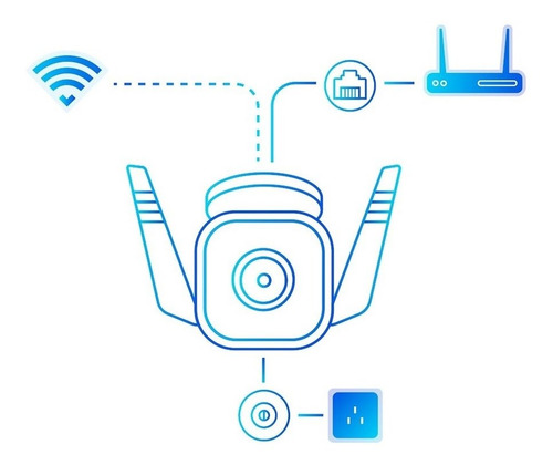 Imagen 4 de 6 de Camara Wifi Ip Tp Link Tapo C310 Exterior Vision Nocturna