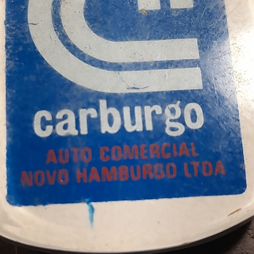 Imagem 2 de 5 de Chaveiro Carburgo Concessionária Volks Novo Hamburgo Anos 80