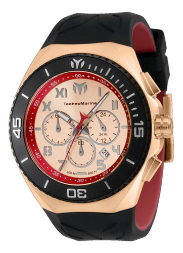 Reloj Technomarine Tm-221047 Negro Rojo Hombres