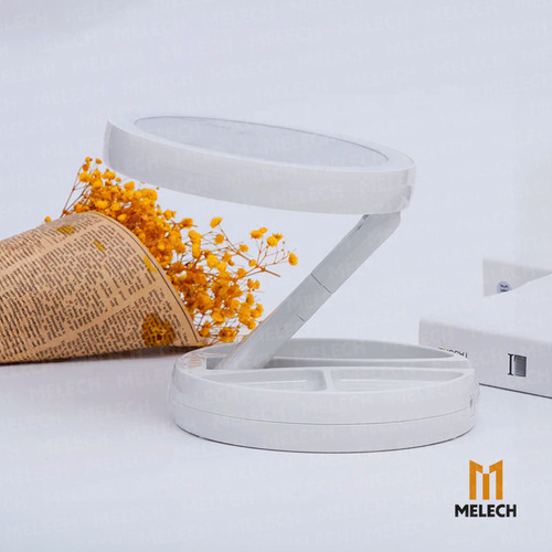 Espejo Para Maquillaje Led Doble Con Aumento Usb - Melech