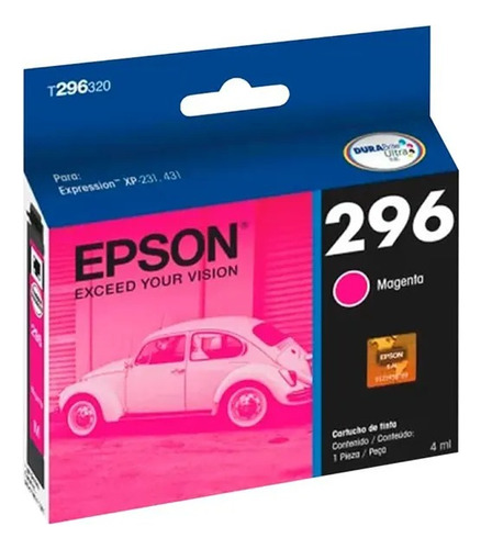 Cartucho Epson T296320 Magenta Xp231/241/431/441 4ml