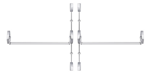 02 Barra Antipânico 02 Travamento Portas De 01 Ou 02 Folhas
